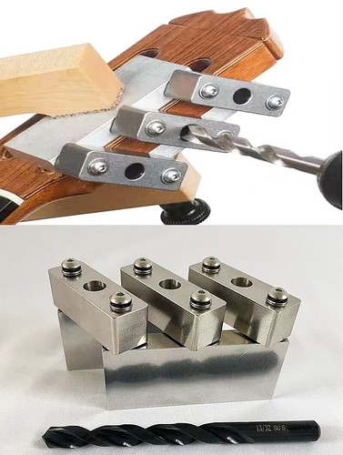 Guitar tuner drill jig luthier - guitar, jig/luthier