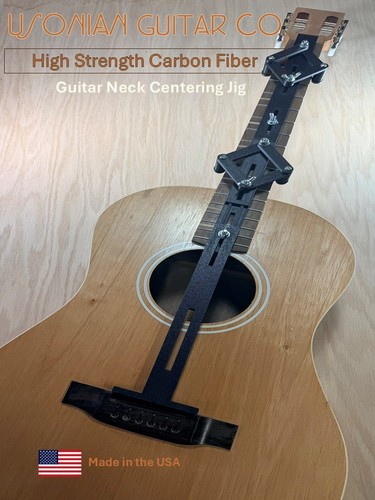 Guitar bridge alignment jig - guitar, w/